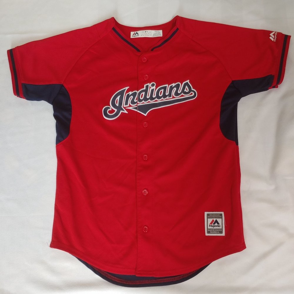 Majestic Red and Blue Kids Jersey